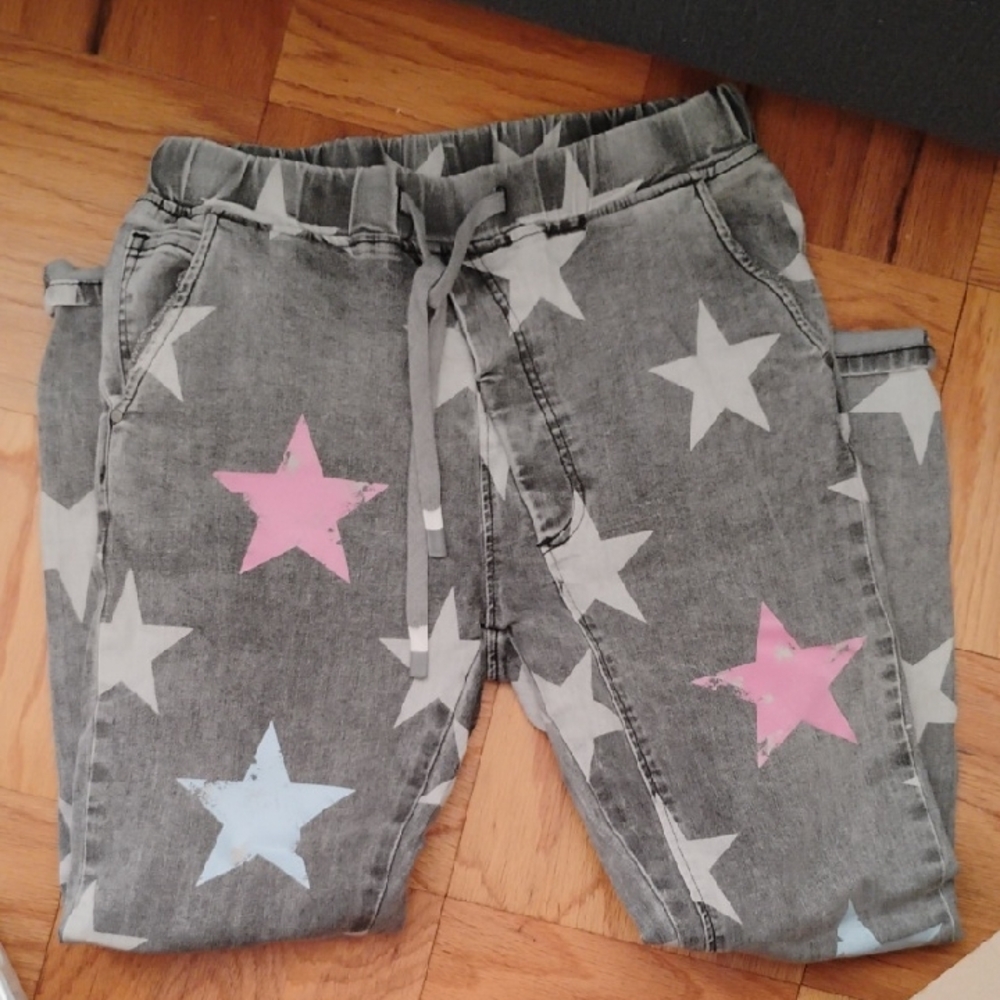 Multi Color Star Jeans
